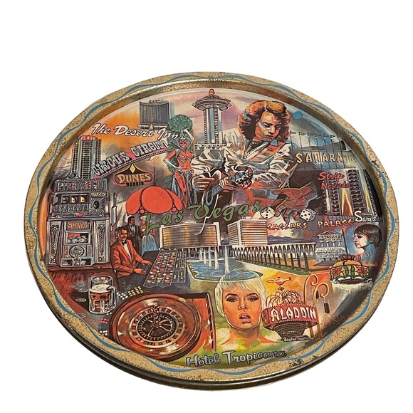 Vintage Tin Trays - Las Vegas, Arizona, Los Angeles - Hollywood - Picture 2 of 4